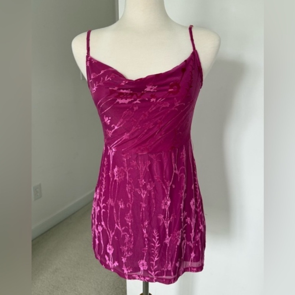 Hutch Festival Fuschia Mini Dress